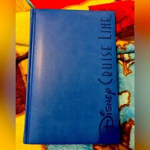 Disney Cruise Line Blue Padded Lined Journal